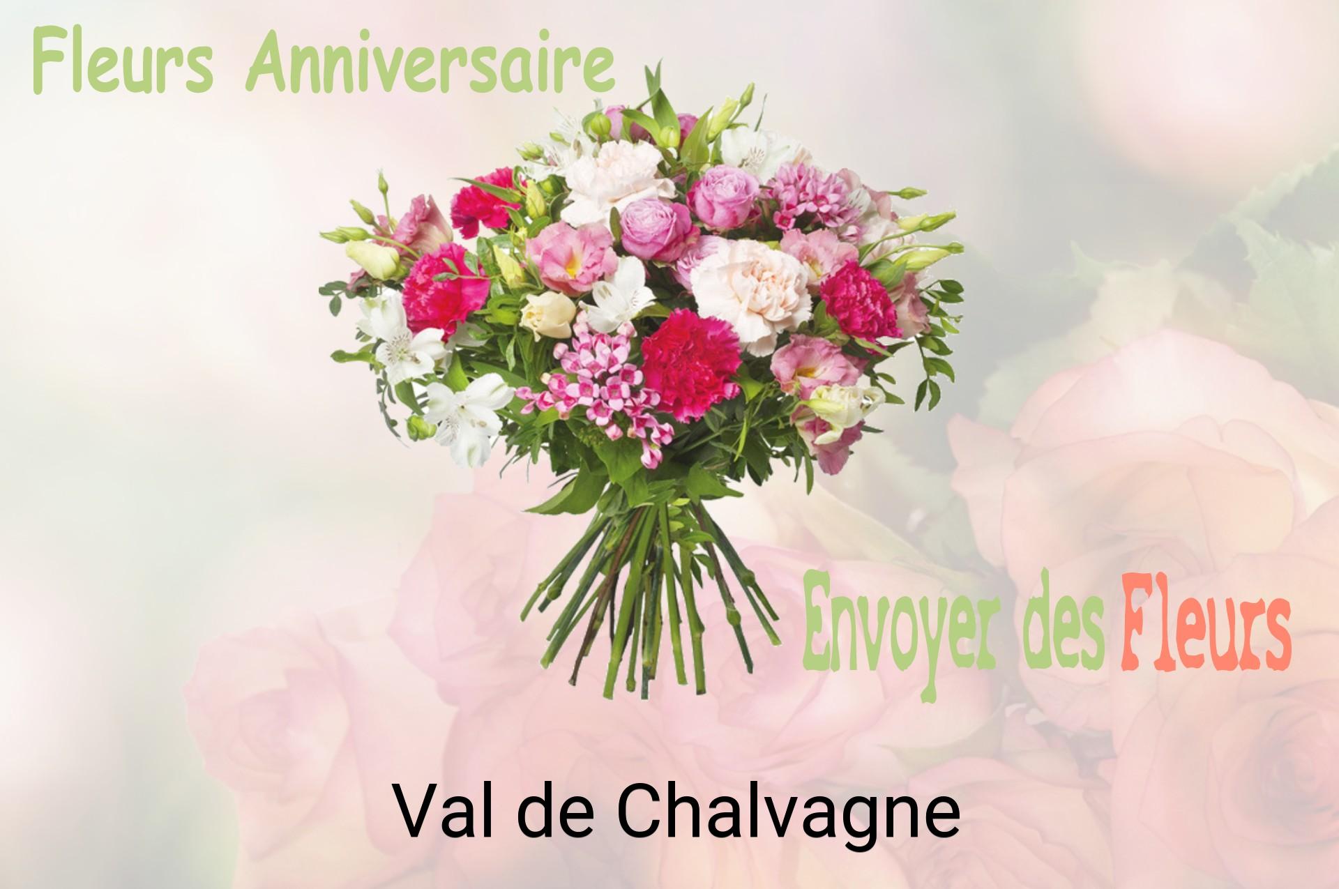 Bouquet de fleurs d’anniversaire livré à Val-de-Chalvagne