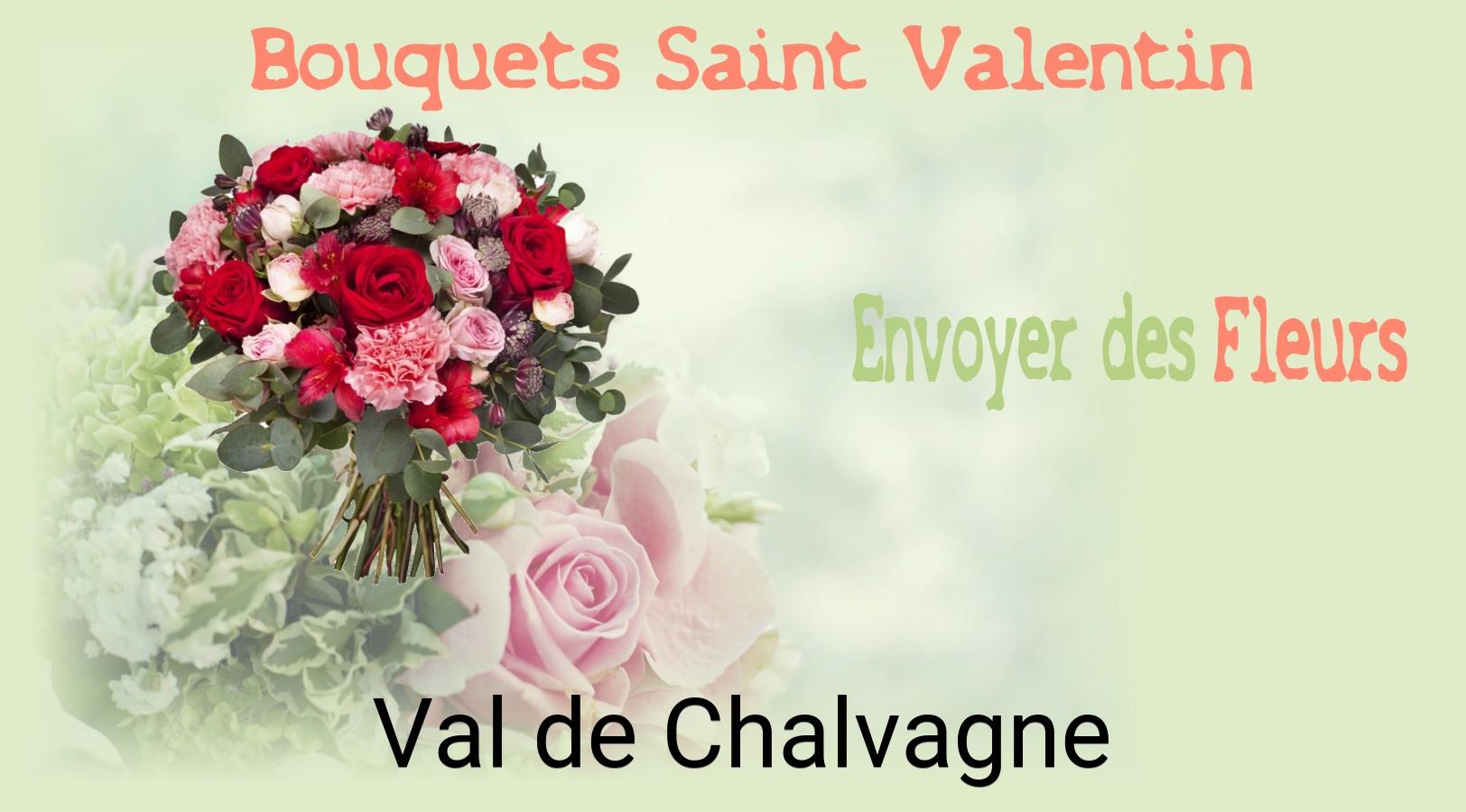 Roses de Saint-Valentin livrées à Val-de-Chalvagne